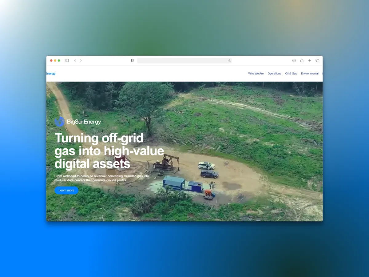 Bigsur Energy — Landing de Conversión